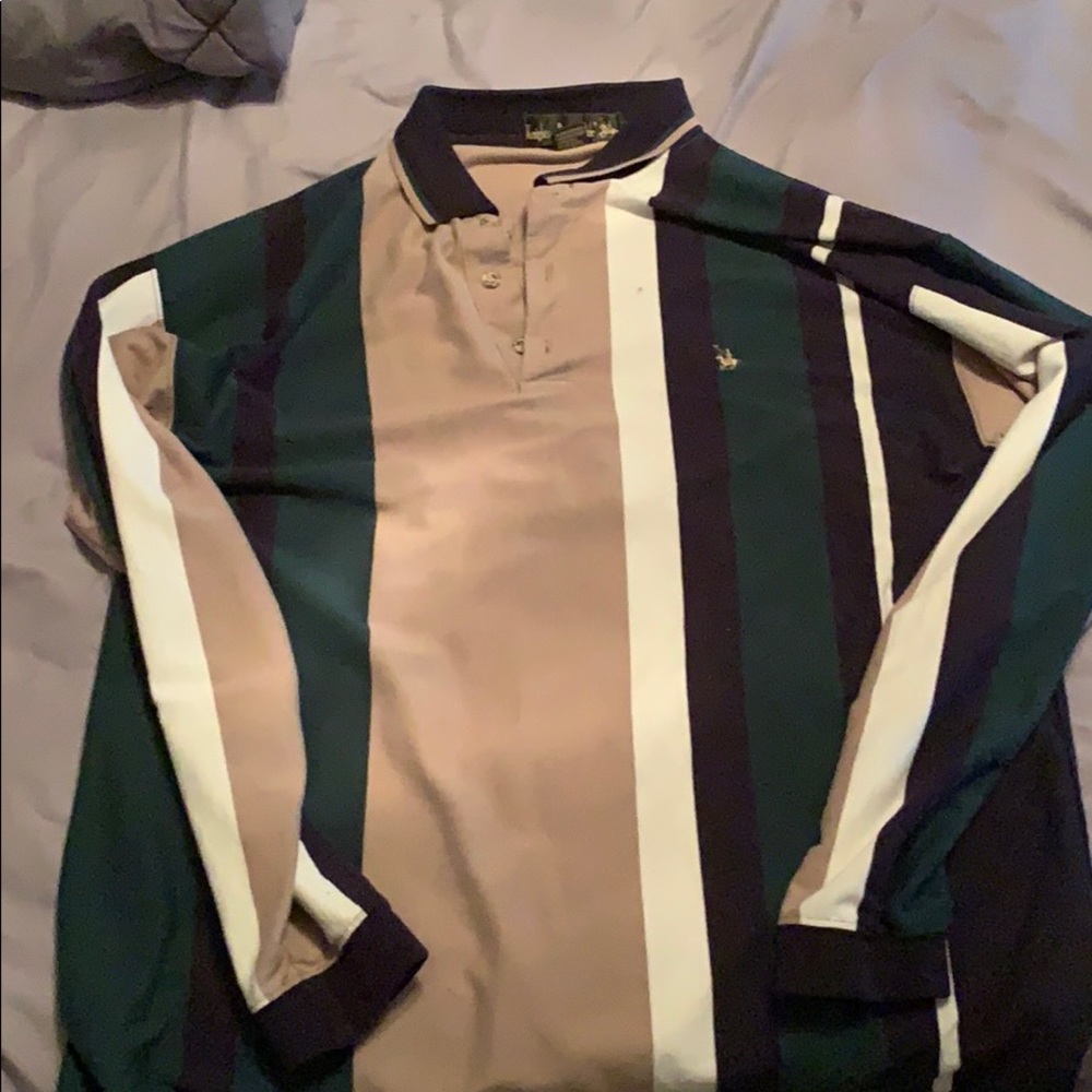 Vintage long sleeve polo